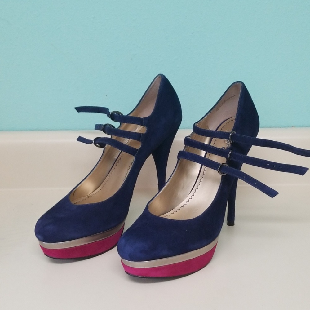 Platinum BP Platform Pump Mary-Jane Style